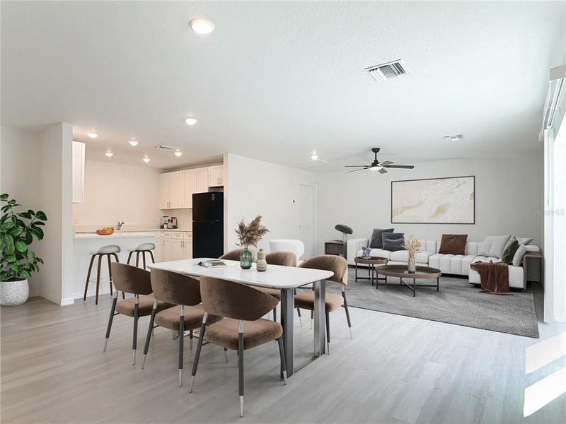 Furnished interior view inside a new home in , North Port (Image 7).