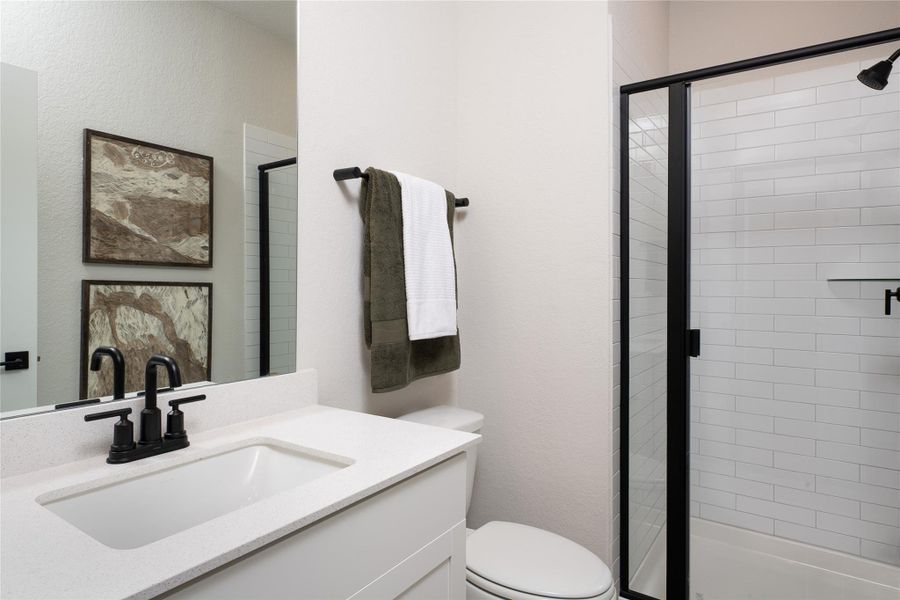Furnished interior view inside a new home in Covered Bridge, Hutto (Image 17).