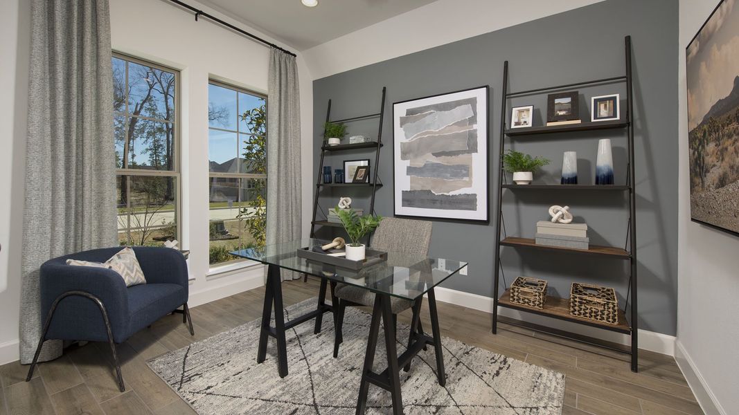 Representative furnished interior of a home built from the 1984P by Perry Homes in Audubon Park 45', Magnolia (Image 5).