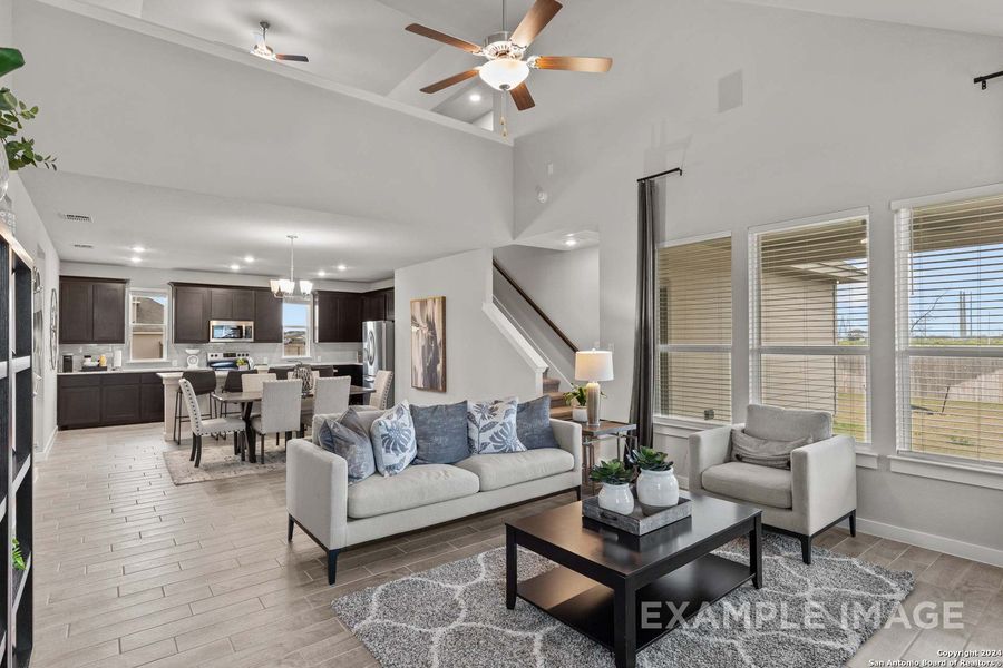 Furnished interior view inside a new home in Hannah Heights, Seguin (Image 18).