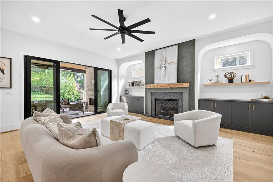 Furnished interior view inside a new home in , Atlanta (Image 32).