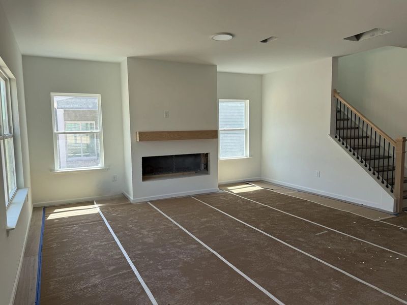 In-progress construction of a new home in The Point, Rolesville, NC (Image 15).