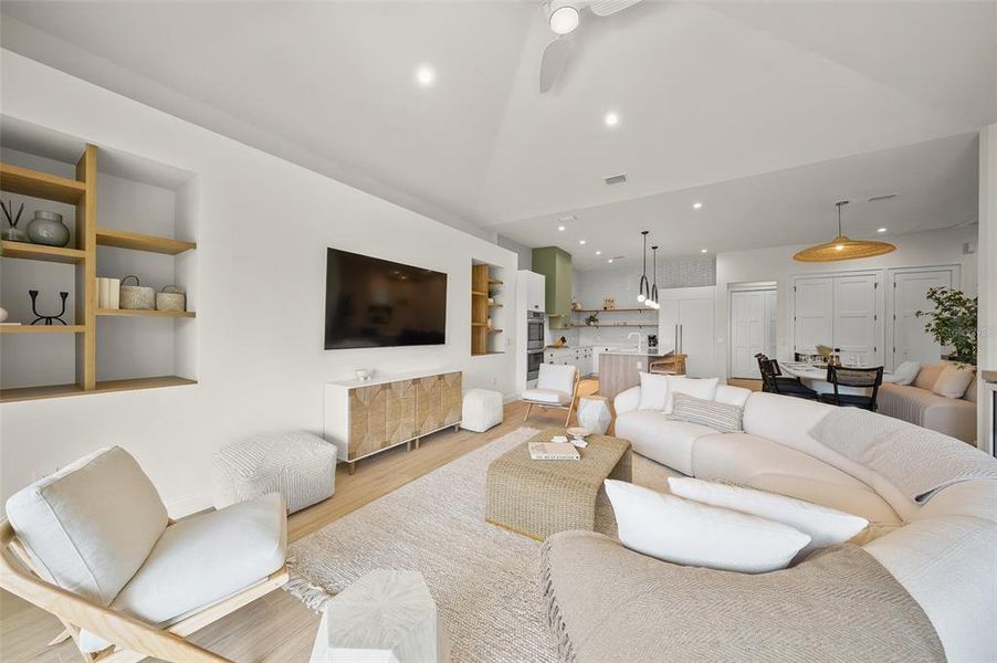 Furnished interior view inside a new home in , Sarasota (Image 43).