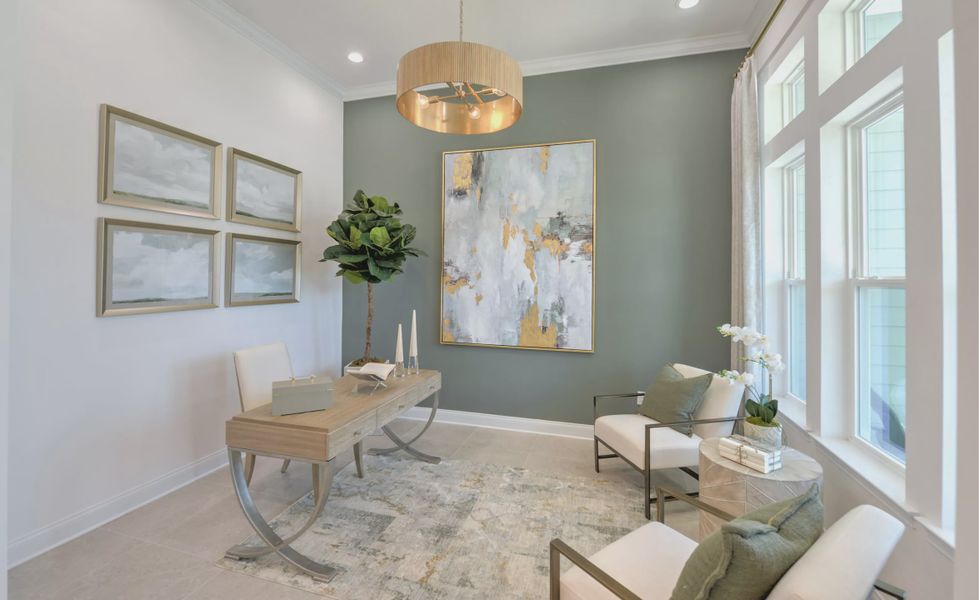 Furnished interior view inside a new home in Oakmont, Gainesville (Image 28).