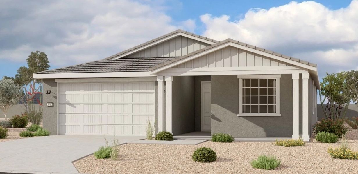 Exterior elevation rendering Exterior elevation rendering