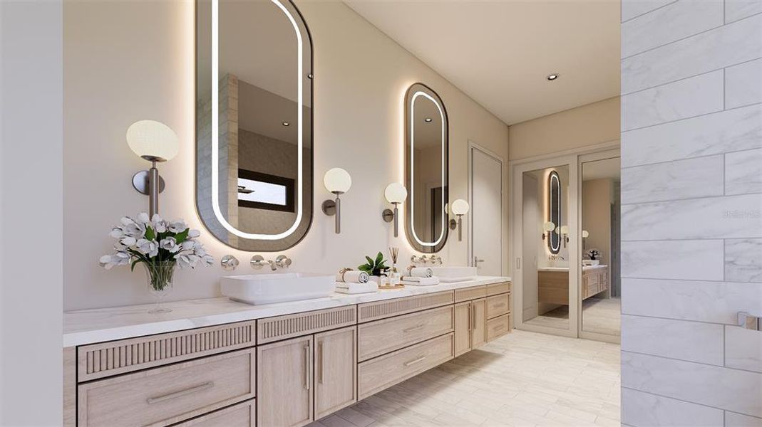 Furnished interior view inside a new home in , Sarasota (Image 3).