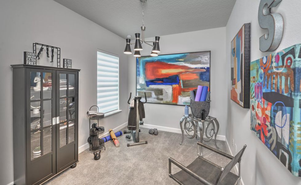 Furnished interior view inside a new home in Plantation Bay, Ormond Beach (Image 19).