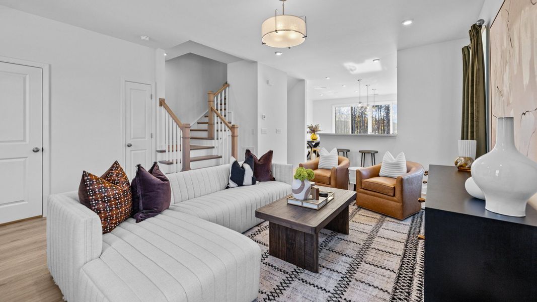 The Landon Plan by DRB Homes in Charlotte, NC - Living area