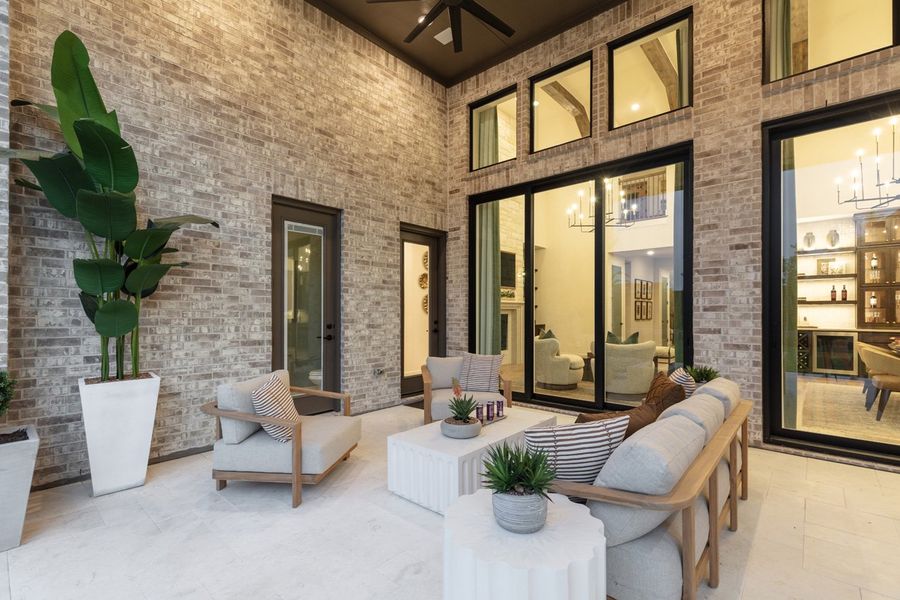 Representative Patio - some options shown