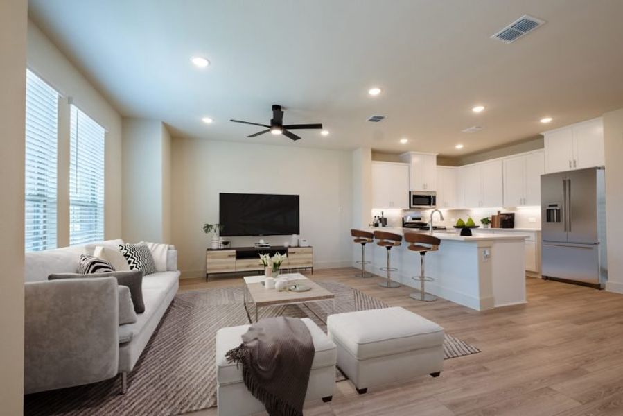 Furnished interior view inside a new home in Talia, Mesquite (Image 4).