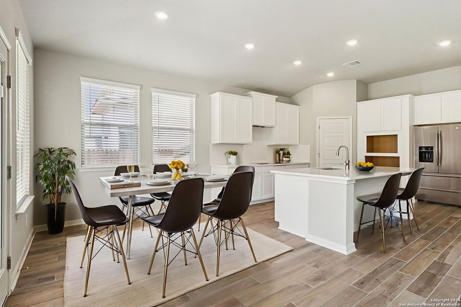 Furnished interior view inside a new home in Fox Falls, Boerne (Image 12).