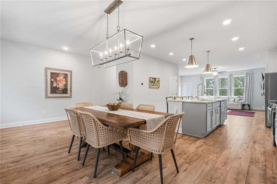 Furnished interior view inside a new home in , Sugar Hill (Image 40).