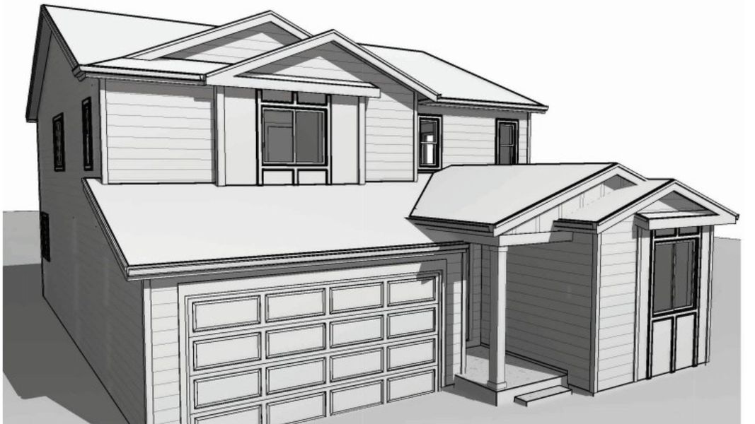 Representative exterior photo of a completed home built from the Regent - Premier by Brightland Homes in Trevenna, Windsor, CO (Image 1).