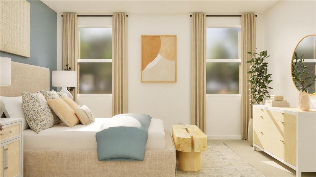 Furnished interior view inside a new home in , Clermont (Image 14).