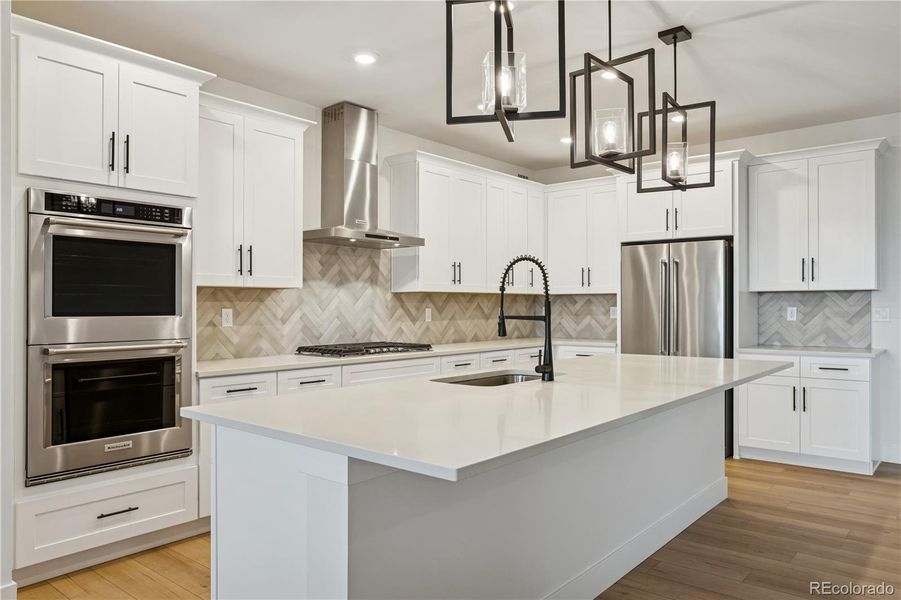 Furnished interior view inside a new home in Spring Valley Ranch, Elizabeth (Image 9).