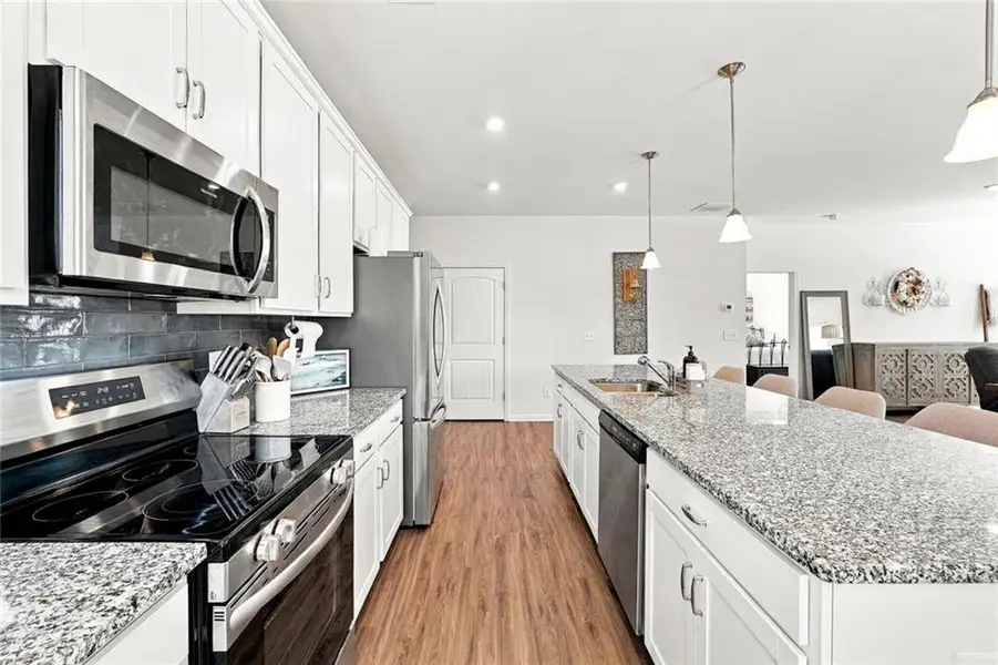 Furnished interior view inside a new home in , Cartersville (Image 11).