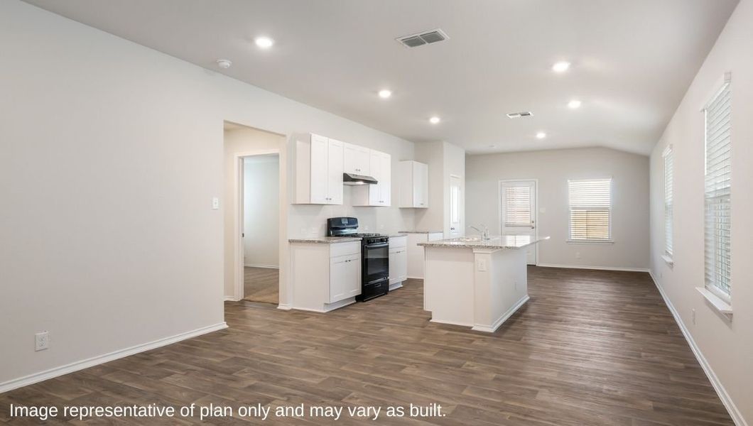Furnished interior view inside a new home in Stonehill, San Antonio (Image 3). Furnished interior view inside a new home in Stonehill, San Antonio (Image 3).