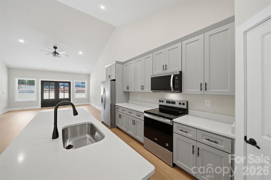 Furnished interior view inside a new home in , Morganton (Image 14).