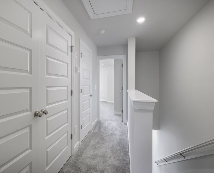Representative unfurnished interior of a home built from the The Beckett by Cothran Homes in Holly View, Greenville (Image 55). Representative unfurnished interior of a home built from the The Beckett by Cothran Homes in Holly View, Greenville (Image 55).