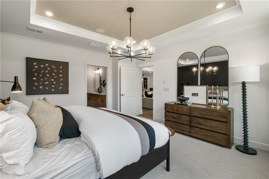 Furnished interior view inside a new home in Del Webb at Lake Oconee, Greensboro (Image 6).