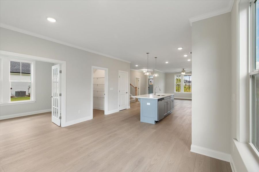 Café to Kitchen & Flex Room | 6244 Canterbury Farms Pkwy