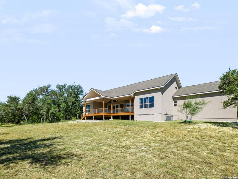 Exterior details and patio area of a home in , Spring Branch (Image 19). Exterior details and patio area of a home in , Spring Branch (Image 19).