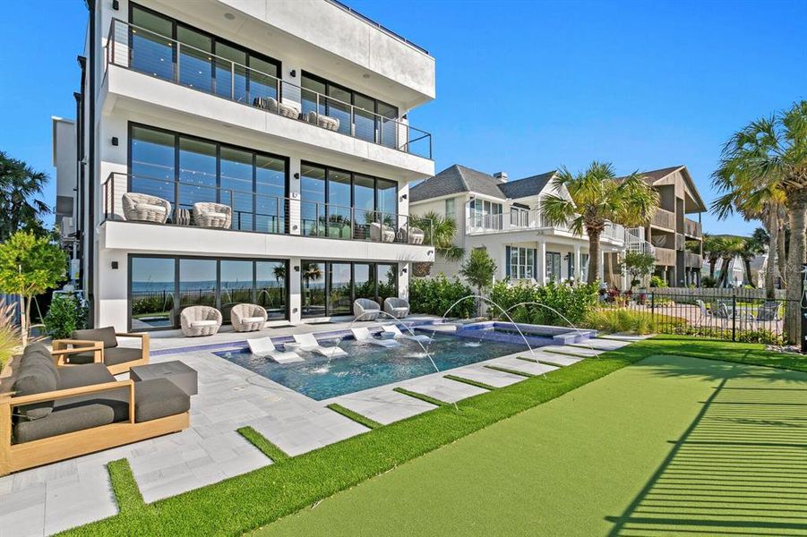 Exterior details and patio area of a home in , Indian Rocks Beach (Image 31). Exterior details and patio area of a home in , Indian Rocks Beach (Image 31).