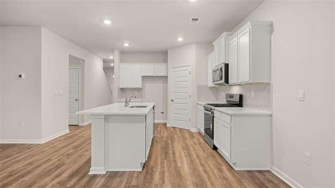 Furnished interior view inside a new home in Brooks Station, Dacula (Image 7).