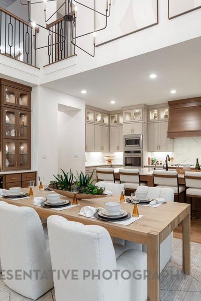 Furnished interior view inside a new home in Santa Rita Ranch: 90ft. lots, Liberty Hill (Image 36).