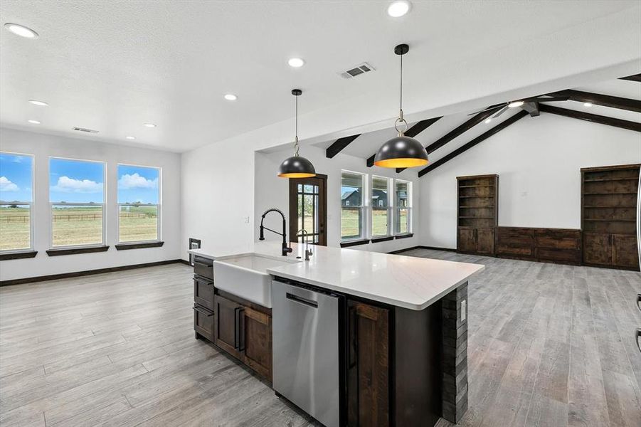 Furnished interior view inside a new home in , Whitesboro (Image 7).