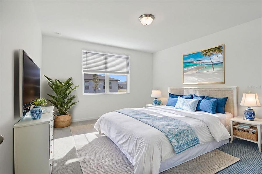 Furnished interior view inside a new home in Fox Pointe at Rivers Edge, Leesburg (Image 5).