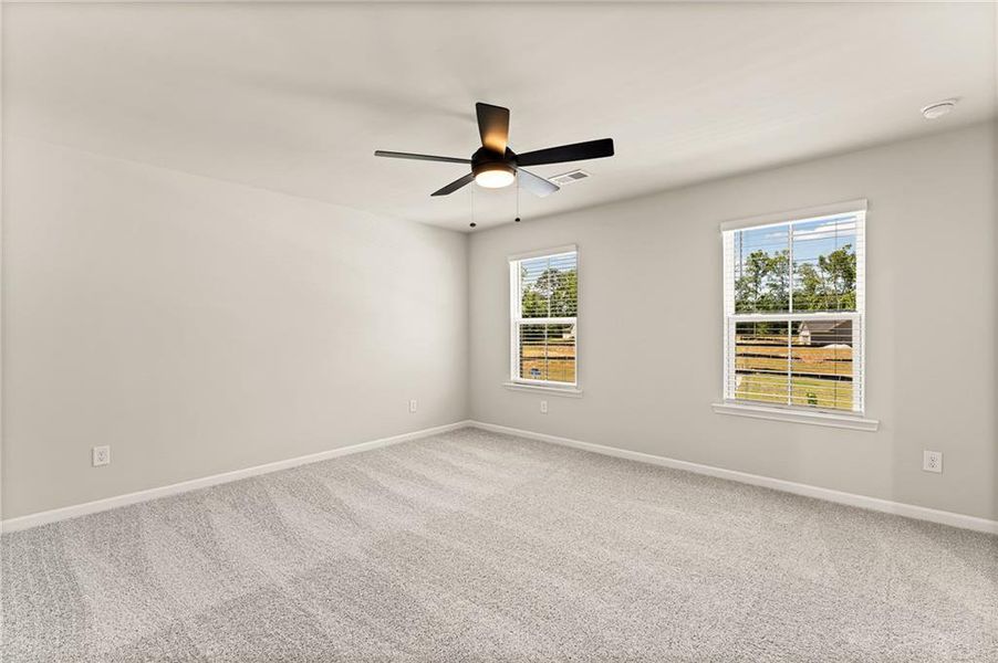 Spacious, unfurnished interior of a new home in Watermist at Mirror Lake, Villa Rica (Image 11). Spacious, unfurnished interior of a new home in Watermist at Mirror Lake, Villa Rica (Image 11).