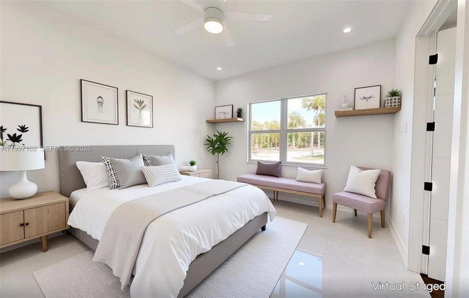 Furnished interior view inside a new home in , Naples (Image 18).