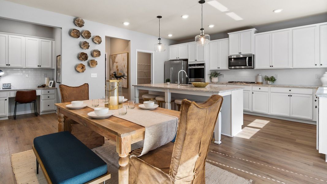 Furnished interior view inside a new home in Camp Creek Village, Atlanta (Image 14).
