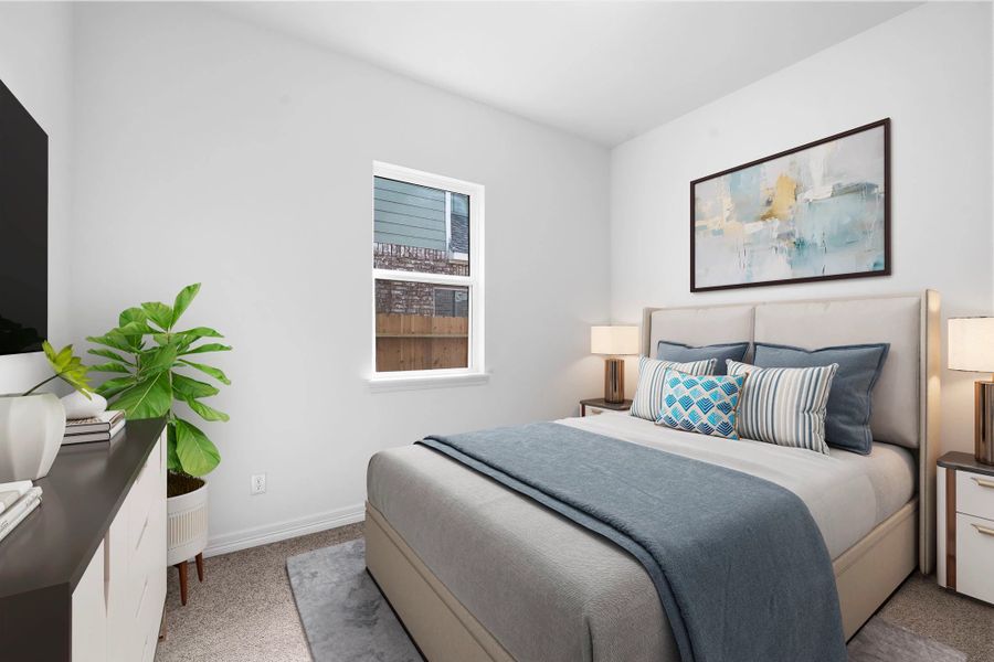 Furnished interior view inside a new home in Wildrye, Waller (Image 9).