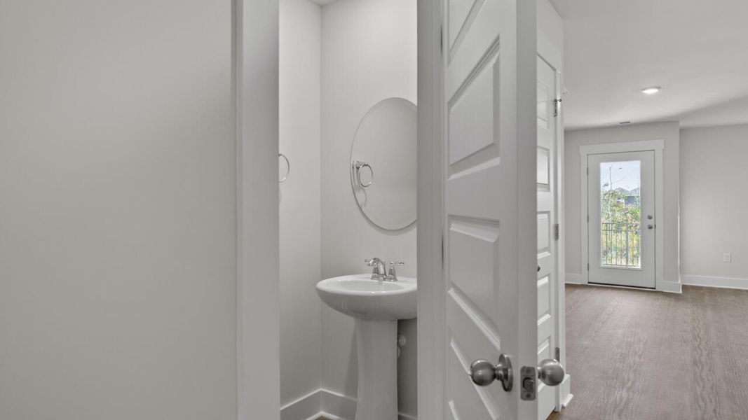 Furnished interior view inside a new home in Indigo Preserve Townhomes, Leland (Image 10).