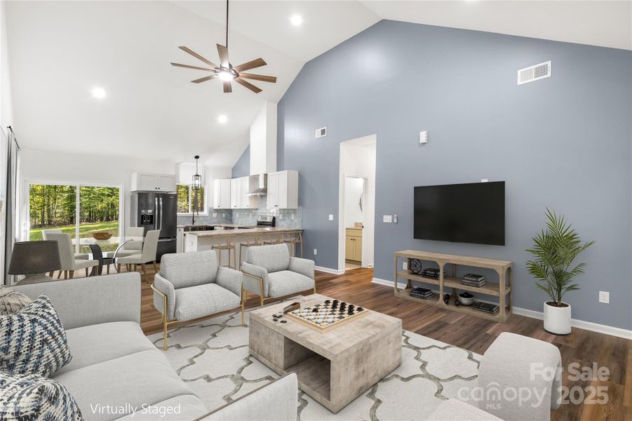 Furnished interior view inside a new home in , Shelby (Image 7). Furnished interior view inside a new home in , Shelby (Image 7).