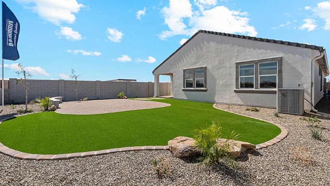 Exterior details and patio area of a home in Anthem at Merrill Ranch, Florence (Image 3).