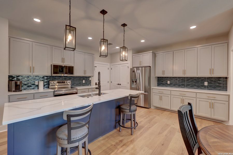 Furnished interior view inside a new home in , Kerrville (Image 7).
