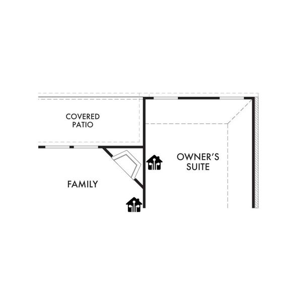2D floor plan layout for the Derby by Impression Homes in Arcadia Trails, Balch Springs, TX (Image 4).