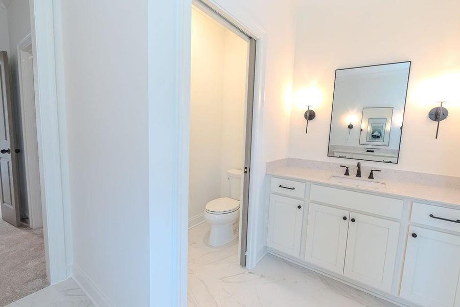 Furnished interior view inside a new home in , Hoschton (Image 8).