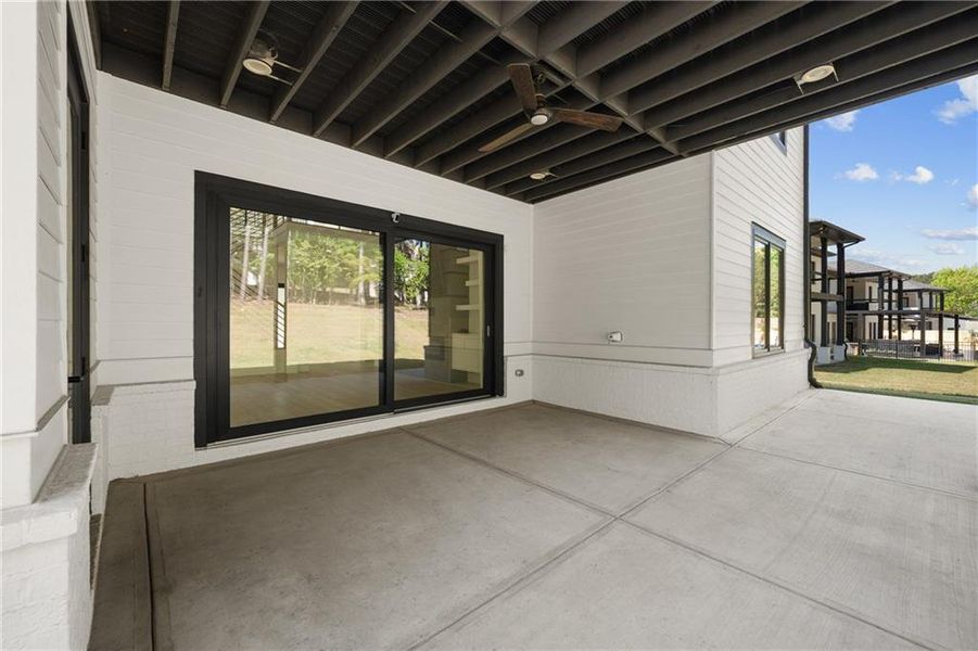 Exterior details and patio area of a home in , Sugar Hill (Image 31).