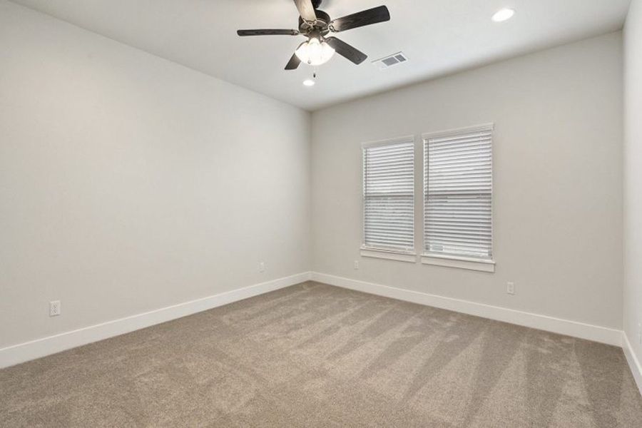 Representative unfurnished interior of a home built from the Greenbriar by Pacesetter Homes in Orchard Ridge, Liberty Hill (Image 29). Representative unfurnished interior of a home built from the Greenbriar by Pacesetter Homes in Orchard Ridge, Liberty Hill (Image 29).