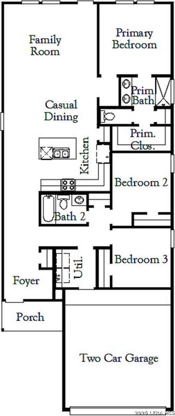 2D floor plan layout of this home in Lone Oak, San Antonio, TX (Image 2). 2D floor plan layout of this home in Lone Oak, San Antonio, TX (Image 2).