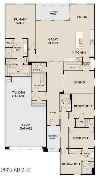 Lot 537_Floorplan_Layout_Garage_Left