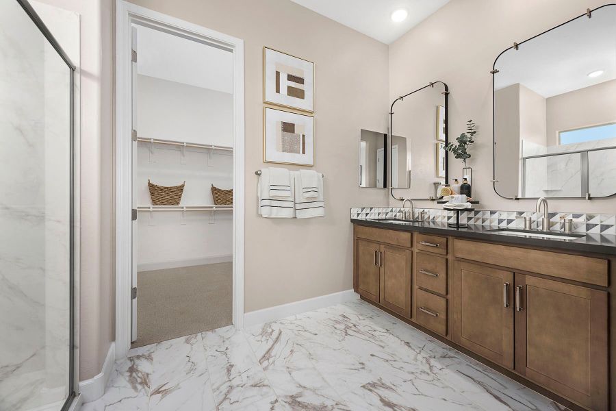 Representative furnished interior of a home built from the Azure by Mattamy Homes in White Tank Vistas, Waddell (Image 11).