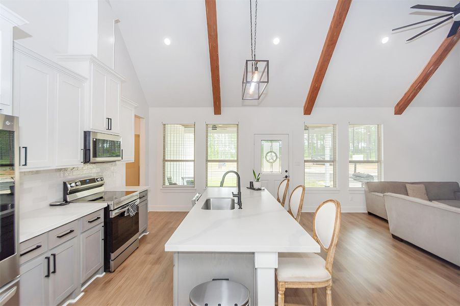 Furnished interior view inside a new home in , Livingston (Image 33).