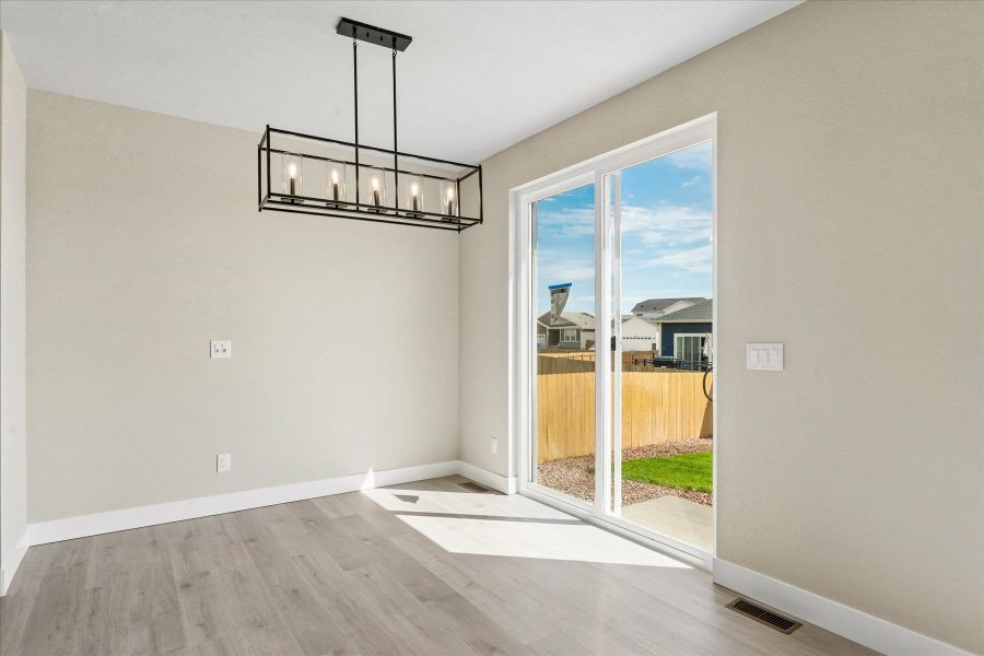 Spacious, unfurnished interior of a new home in The Glen, Colorado Springs (Image 16). Spacious, unfurnished interior of a new home in The Glen, Colorado Springs (Image 16).