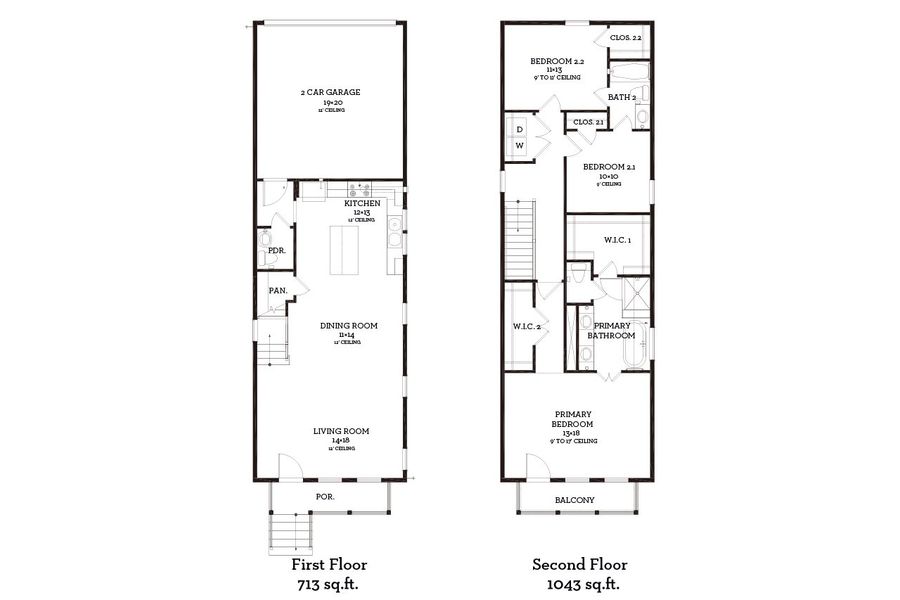 2D floor plan layout of this home in Carroll Crest, Carrollton, TX (Image 2). 2D floor plan layout of this home in Carroll Crest, Carrollton, TX (Image 2).