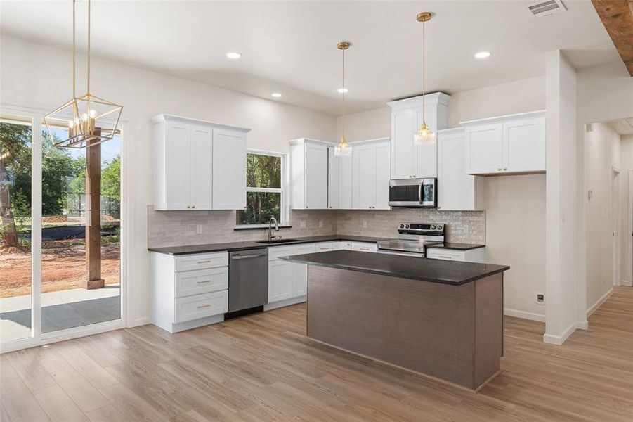 Furnished interior view inside a new home in , Granbury (Image 9). Furnished interior view inside a new home in , Granbury (Image 9).